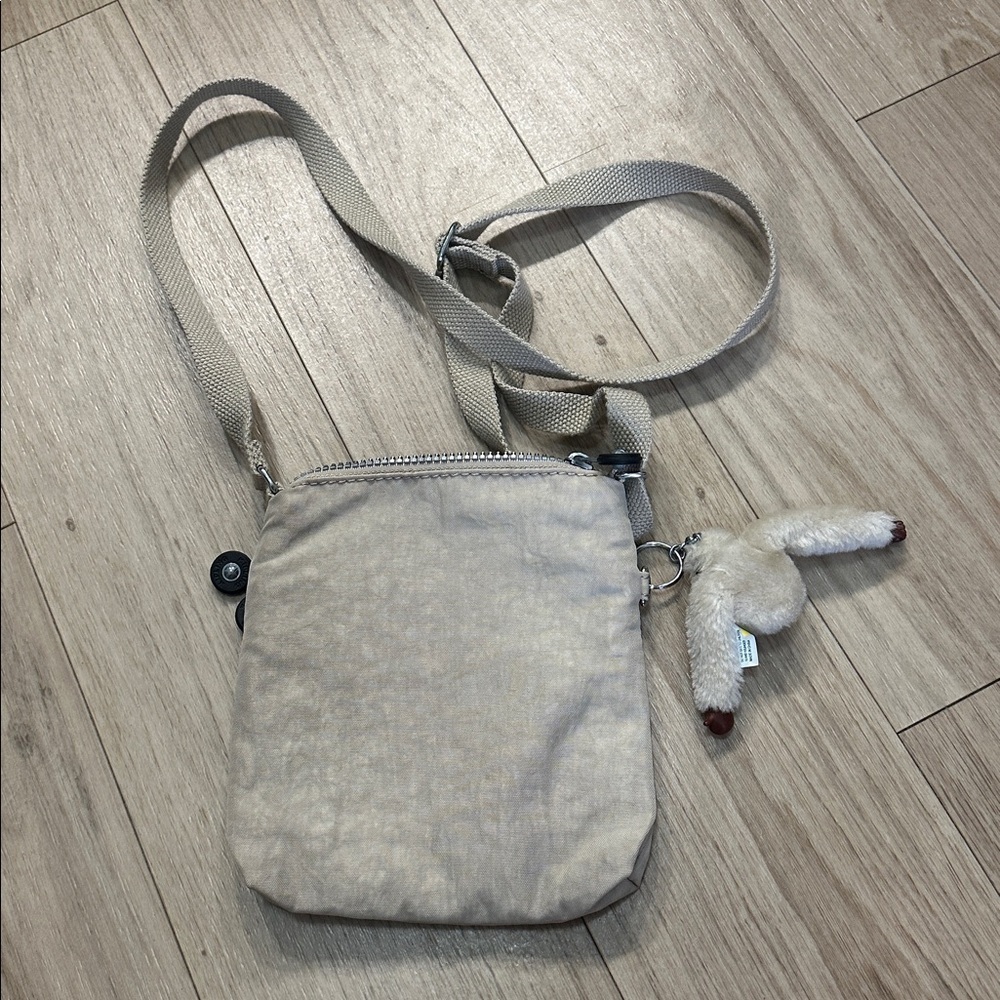 Kipling Alvar Extra Small Tan Mini Crossbody Bag - Picture 5 of 6